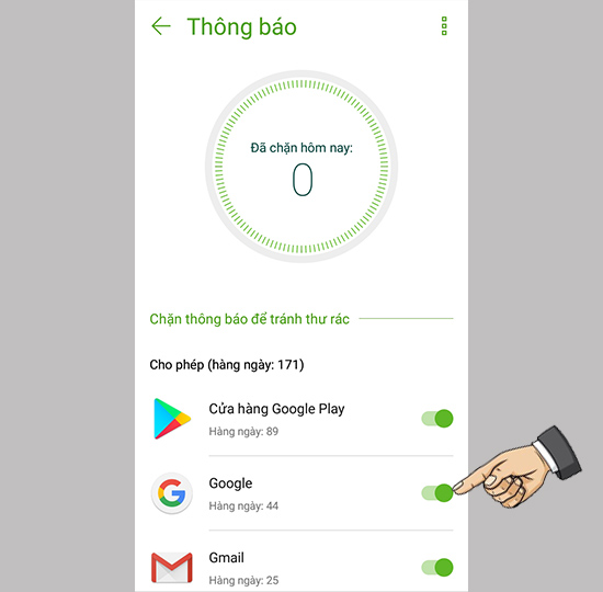 ​Tắt thông báo